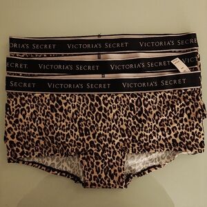 Victoria's Secret Animal Print Shortie with Black Waistband